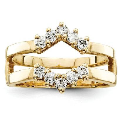 14K Diamant-Schutzring