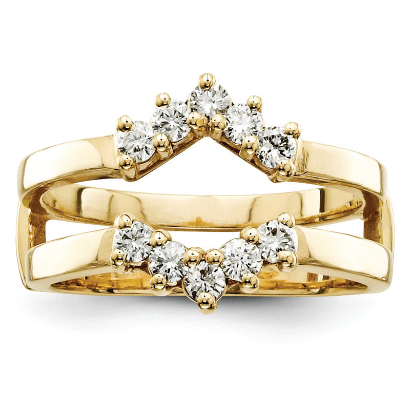 14K Diamant-Schutzring