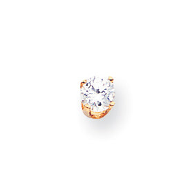 14K Gelbgold Diamant-Ohrringe