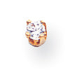 14K Diamant-Ohrstecker, einzeln