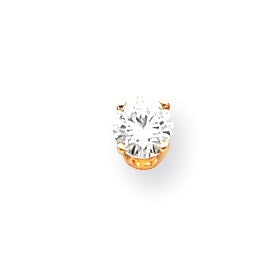 14K Diamant-Einzel-Ohrstecker