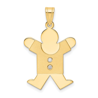 14K Diamant-Anhänger für Kinder