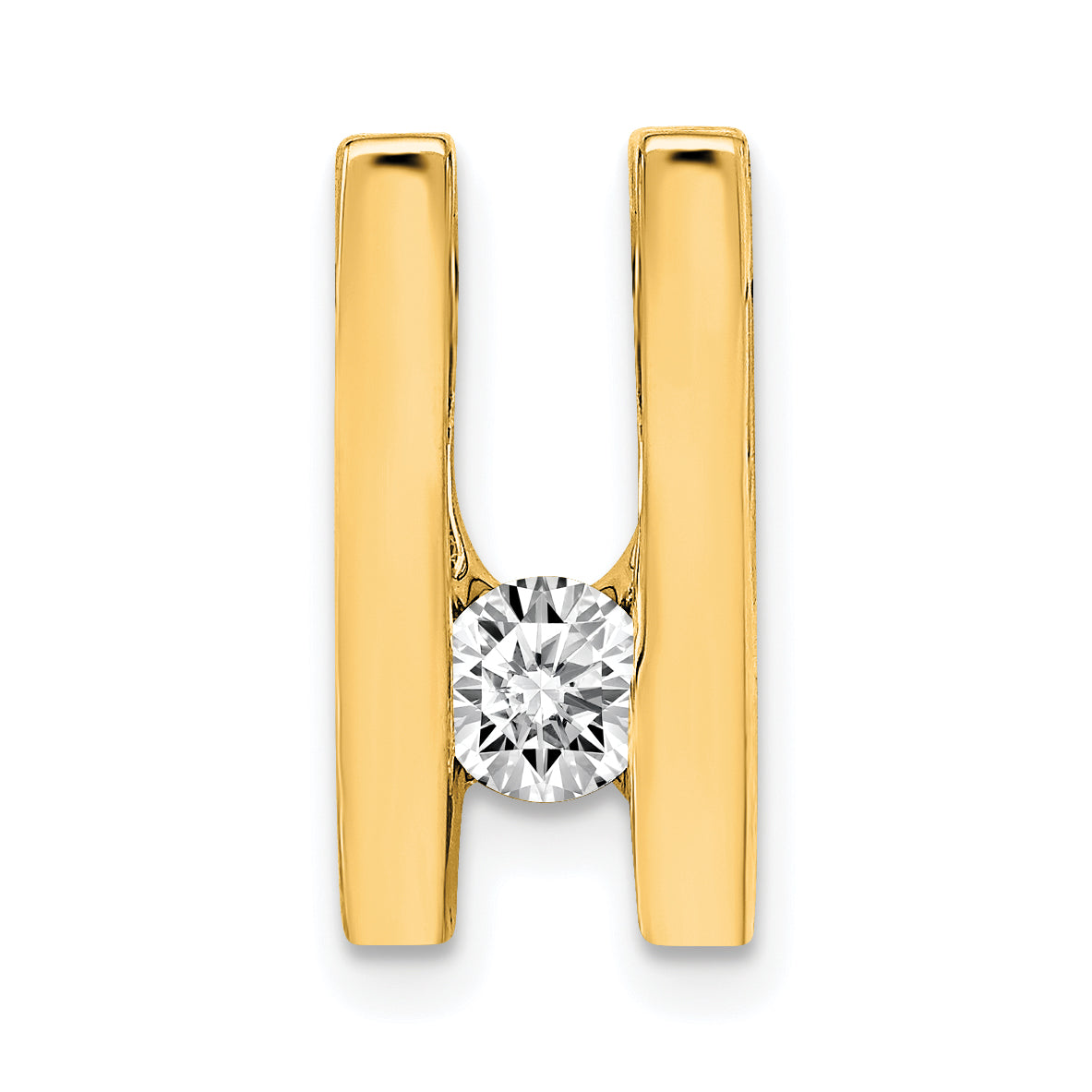 14K AA 4,1 mm Diamant-Slide