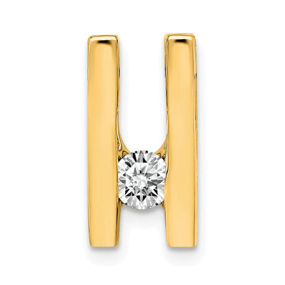 14K AA 4,1 mm Diamant-Slide