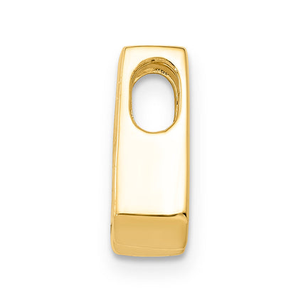 14K Diamant-Slide-Anhänger, 4 mm, VS