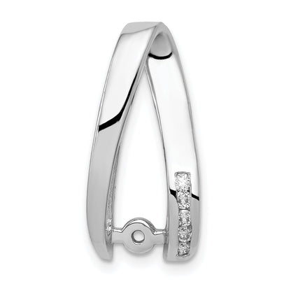 14K Weißgold Diamant-Ohrstecker