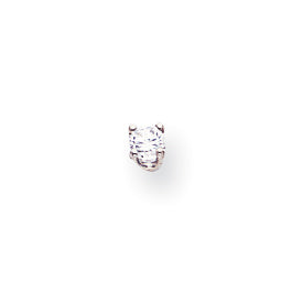 14K Weißgold Diamant-Ohrringe VS