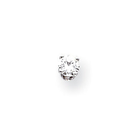 14K Weißgold Diamant-Ohrringe, VS, 0,17 ct