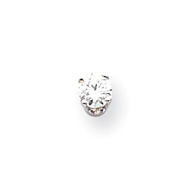 14K Weißgold Diamant-Ohrringe