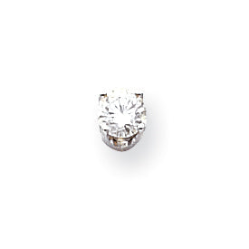 14K Weißgold Diamant-Ohrringe