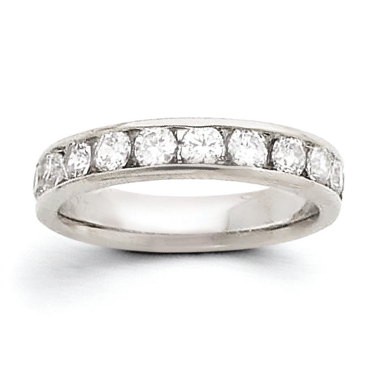 14K Weißgold VS Diamant-Ring
