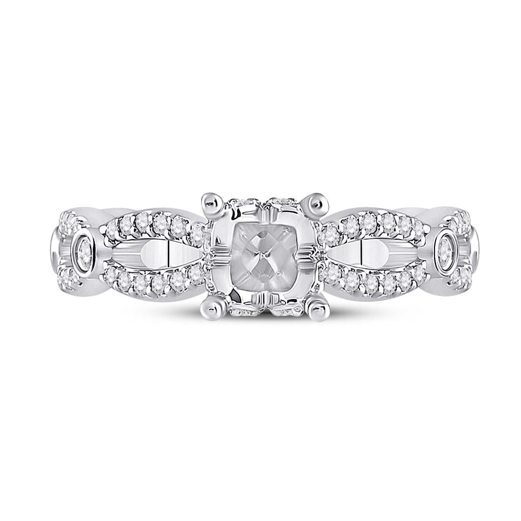 1/2CT-DurchMeinnt SM 1CT-CRD BRAUT RING