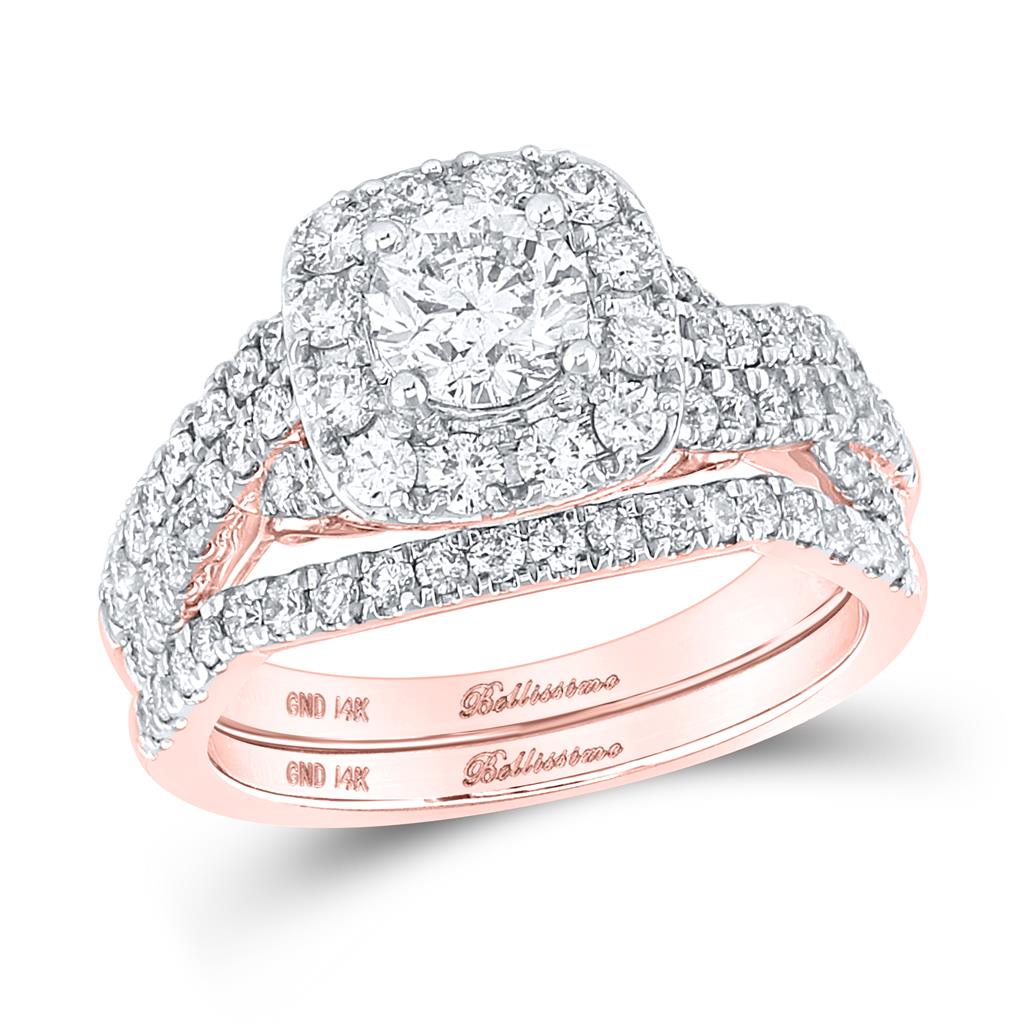 1 3/4 CT-DurchMeinnt 3/4CT-CRD BELLISSIM BRAUT EINSTELLEN ZERTIF